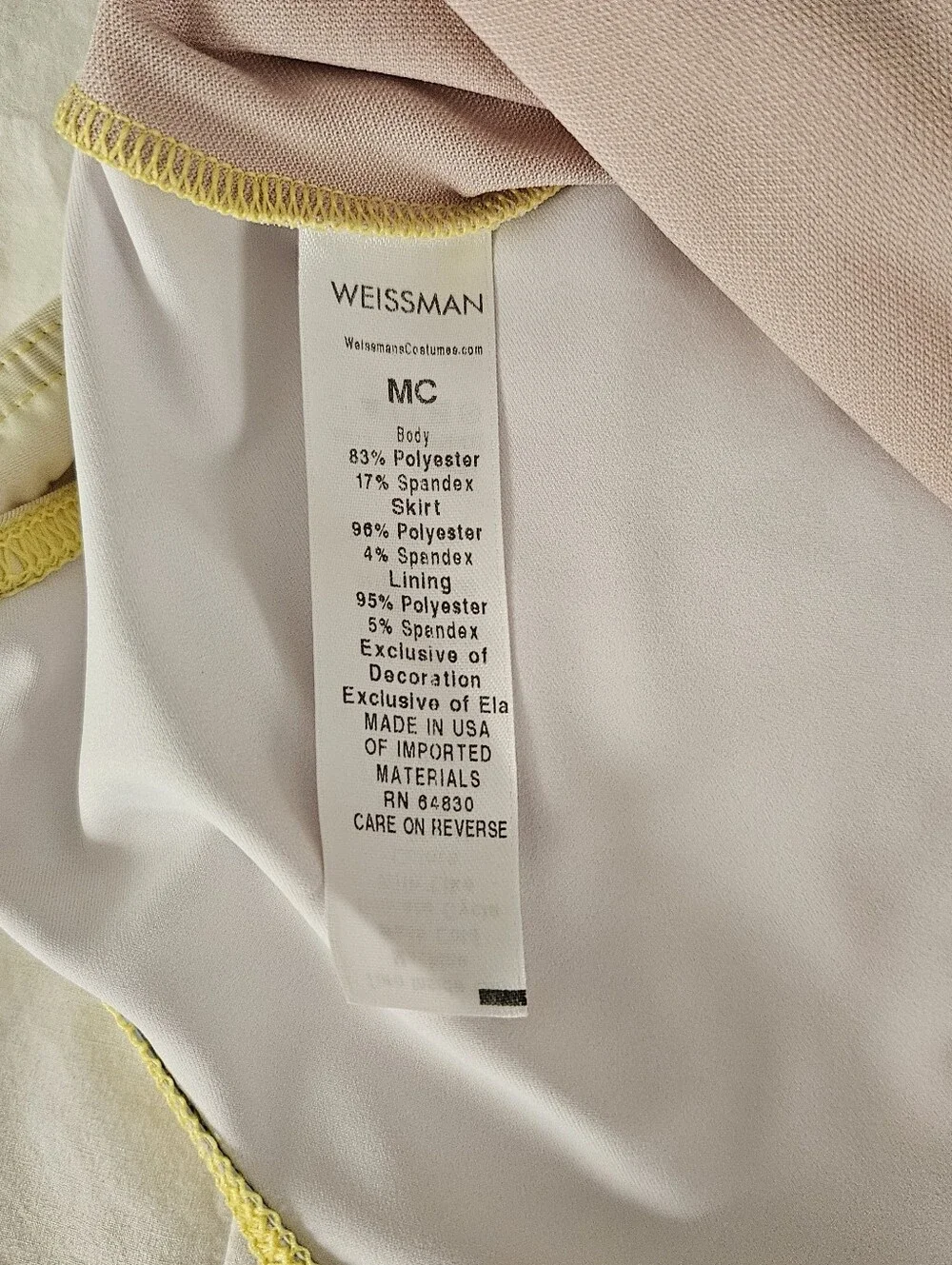 Weissman Sugar Ombre Dress, Size MC